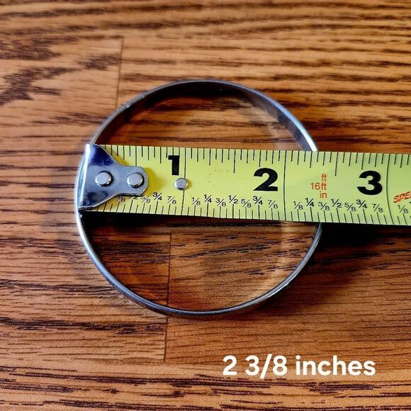 ALEX AND ANI Initial "J" Charm and Silver Bangle Bracelets (2) MINIMALIST - Picture 5 of 7